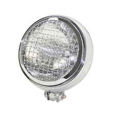 Load image into Gallery viewer, Motorcycle Silver Shell Harley Headlight Retro Lamp LED Light Modification Accessories, Silver Shell Headlight Retro Lamp