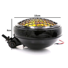 Load image into Gallery viewer, Motorcycle Silver Shell Harley Headlight Retro Lamp LED Light Modification Accessories, Silver Shell Headlight Retro Lamp