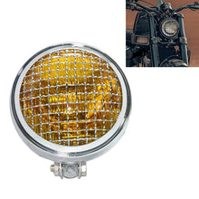 Load image into Gallery viewer, Motorcycle Silver Shell Harley Headlight Retro Lamp LED Light Modification Accessories, Silver Shell Headlight Retro Lamp