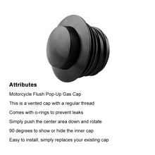 Load image into Gallery viewer, Motorcycle Flush Pop-up Gas Cap with O-ring for Harley Davidson