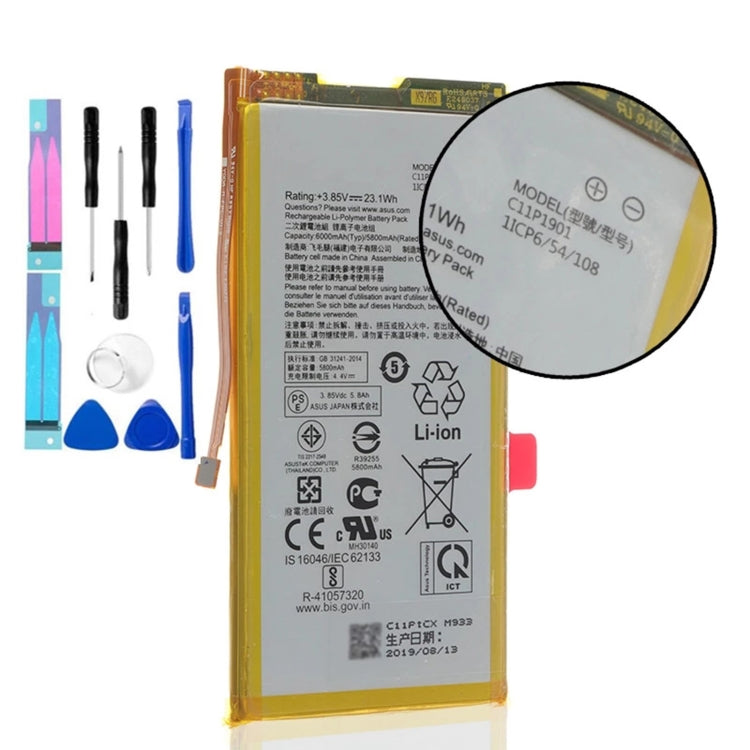 6000mAh C11P1901 for ASUS ROG Phone II Li-ion Battery