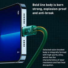 Load image into Gallery viewer, WK WDC-180 6A Pioneer Series USB to 8 Pin Transparent Fast Charge Data Cable, Length: 1m