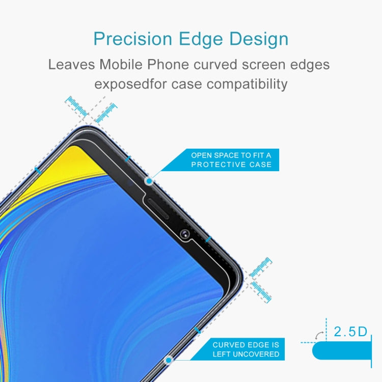 100 PCS 0.26mm 9H 2.5D Explosion-proof Tempered Glass Film for Galaxy A9 (2018) / A9s