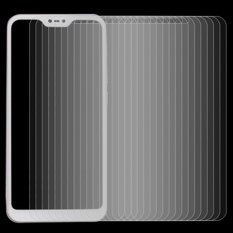 50 PCS 0.26mm 9H 2.5D Tempered Glass Film for Xiaomi Redmi 6 Pro / Mi A2 Lite, No Retail Package
