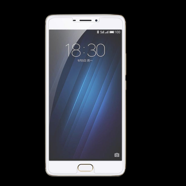 For Meizu M3 Max / Meilan Max 0.26mm 9H Surface Hardness Explosion-proof Non-full Screen Tempered Glass Screen Film