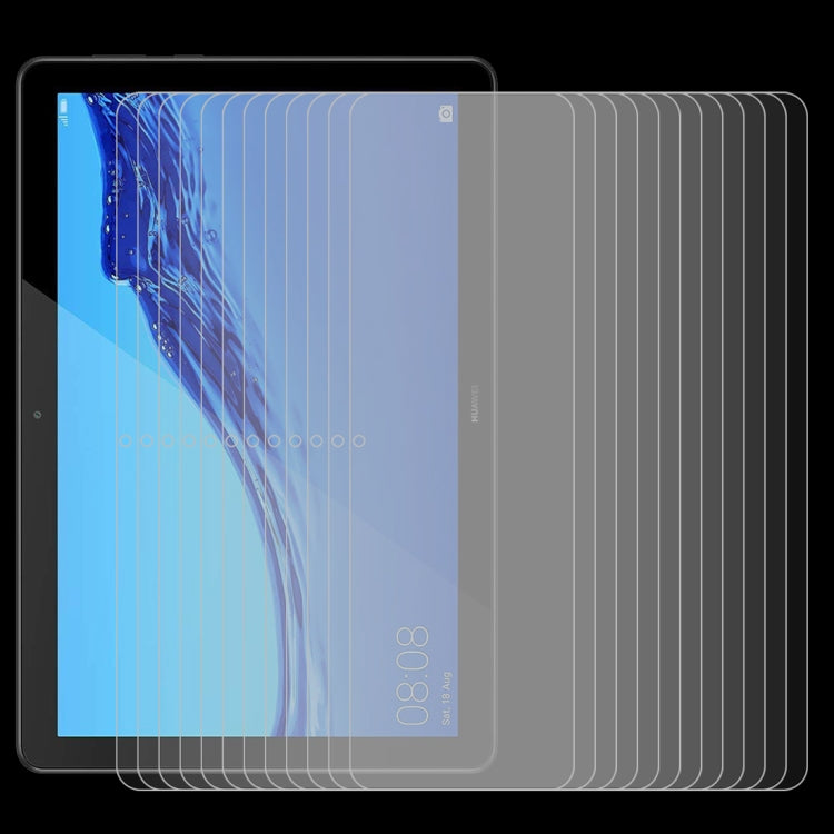 75 PCS 0.26mm 9H Surface Hardness Explosion-proof Tempered Glass Film for Huawei MediaPad T5 10.1