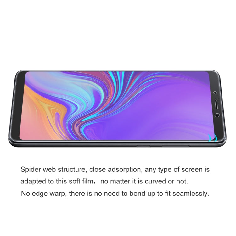 ENKAY Hat-Prince 0.1mm 3D Full Screen Protector Explosion-proof Hydrogel Film for Samsung Galaxy A9 (2018), TPU+TPE+PET Material