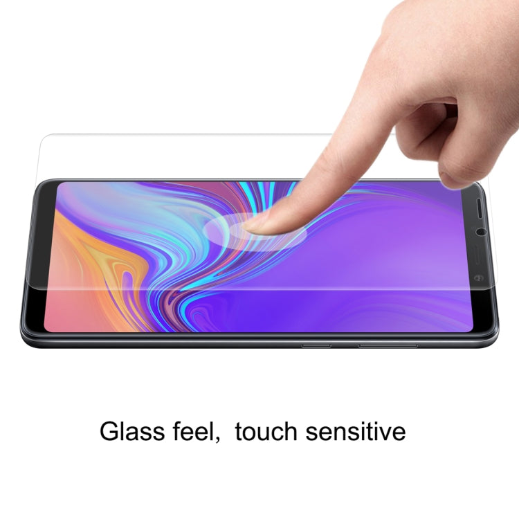 ENKAY Hat-Prince 0.1mm 3D Full Screen Protector Explosion-proof Hydrogel Film for Samsung Galaxy A9 (2018), TPU+TPE+PET Material