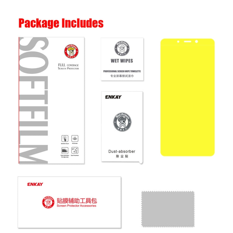 ENKAY Hat-Prince 0.1mm 3D Full Screen Protector Explosion-proof Hydrogel Film for Samsung Galaxy A9 (2018), TPU+TPE+PET Material
