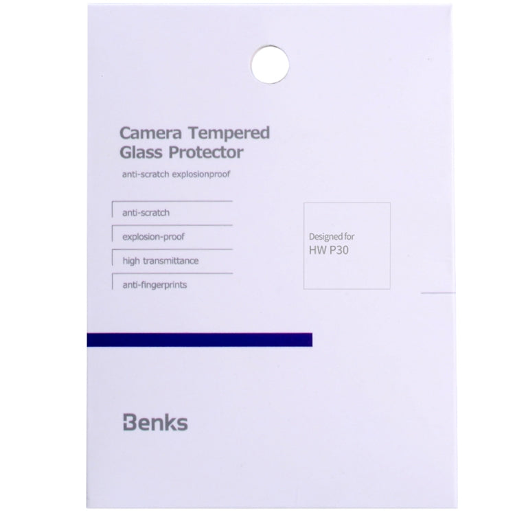 2PCS Benks KR Series 0.15mm Transparent Soft Rear Camera Lens Protective Film for Huawei P30