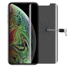 Load image into Gallery viewer, For iPhone XS Max 0.4mm 9H Surface Hardness 180 Degree Privacy Anti Glare Screen Protector