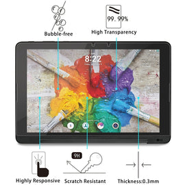 75 PCS For LG G Pad III 10.1 inch 9H Surface Hardness Tempered Glass Screen Protector