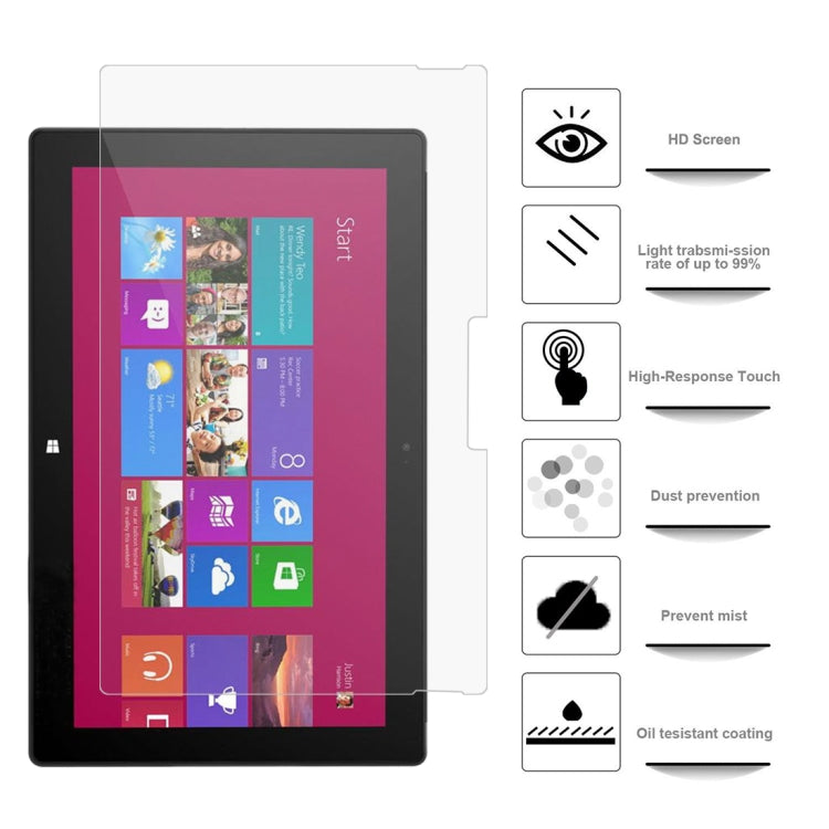 2 PCS 3H Professional Paper Textured Screen Film Pencil Sketch Film for Microsoft Surface Pro 4 / 5 / 6 / 7