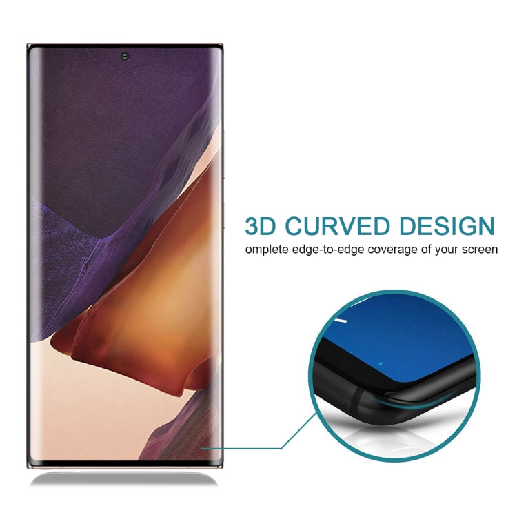For Samsung Galaxy Note20 Ultra 25pcs 3D Curved Edge Full Screen Tempered Glass Film, For Samsung Galaxy Note20 Ultra