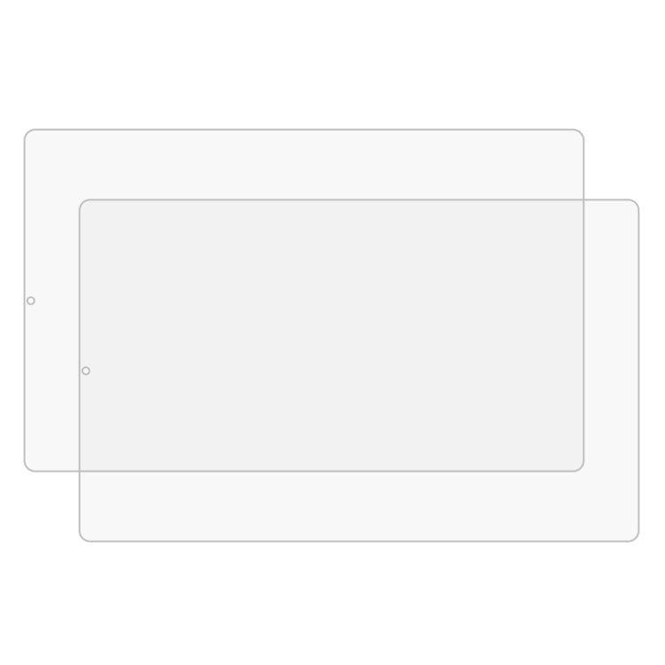 For Lenovo Yoga Tab 5 10.1 inch 2 PCS 9H HD Explosion-proof Tempered Glass Film