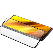 Load image into Gallery viewer, mocolo 0.33mm 9H 2.5D Full Glue Silk Print Tempered Glass Film for Xiaomi POCO X3 NFC, Support Fingerprint Unlock
