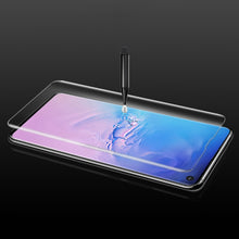 Load image into Gallery viewer, UV Liquid Curved Full Glue Tempered Glass for Galaxy S10,Support Fingerprint Unlock