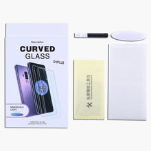 Load image into Gallery viewer, UV Liquid Curved Full Glue Tempered Glass for Galaxy S10,Support Fingerprint Unlock