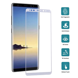 For Galaxy Note 8 0.3mm 9H Surface Hardness 3D Curved Silk-screen Full Screen Tempered Glass Screen Protector, For Galaxy Note 8