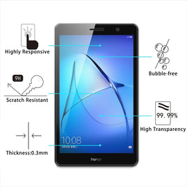 75 PCS for HUAWEI MediaPad T3 8.0 inch 0.3mm 9H Surface Hardness Full Screen Tempered Glass Screen Protector