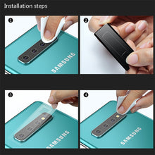 Load image into Gallery viewer, 0.3mm 2.5D Transparent Rear Camera Lens Protector Tempered Glass Film for Galaxy S10 5G