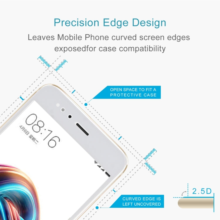 For Xiaomi Mi 5X / A1 0.26mm 9H Hardness 2.5D Explosion-proof Full Screen Tempered Glass Screen Film