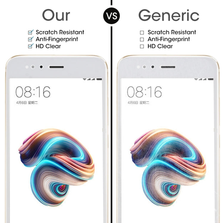 For Xiaomi Mi 5X / A1 0.26mm 9H Hardness 2.5D Explosion-proof Full Screen Tempered Glass Screen Film