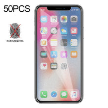 Load image into Gallery viewer, For iPhone X / XS / iPhone 11 Pro 50pcs Matte Frosted Tempered Glass Film, No Retail Package, For iPhone X / XS / iPhone 11 Pro(50 PCS)