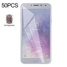 Load image into Gallery viewer, 50 PCS Non-Full Matte Frosted Tempered Glass Film for Galaxy J4, No Retail Package, For Galaxy J4 (50 PCS)