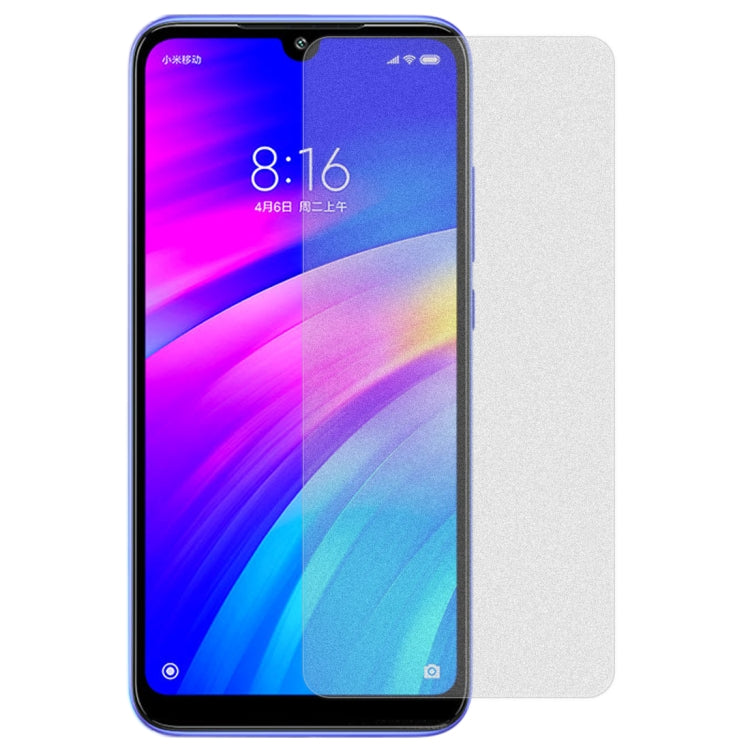 10 PCS Non-Full Matte Frosted Tempered Glass Film for Xiaomi Redmi 7