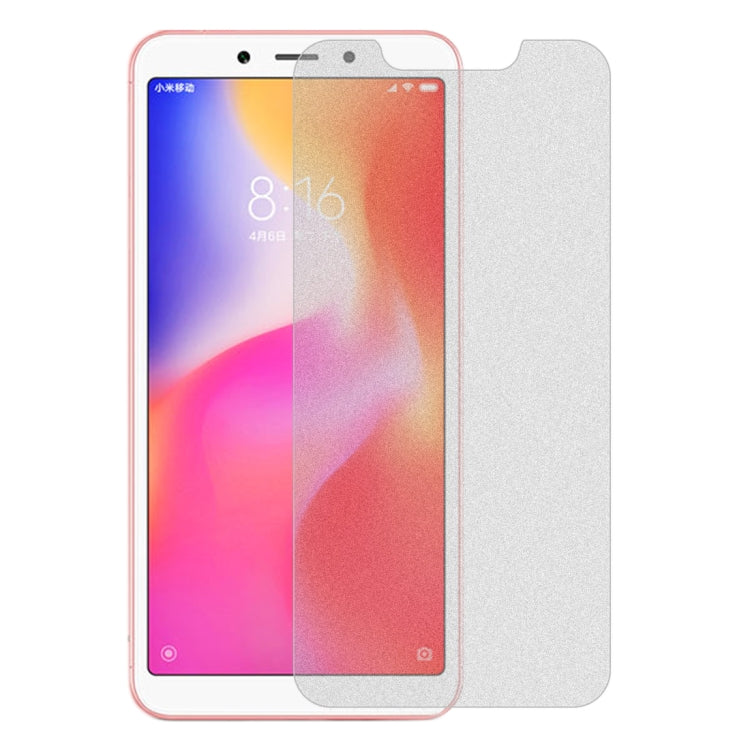 Non-Full Matte Frosted Tempered Glass Film for Xiaomi Redmi 6 / Redmi 6A