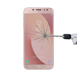 For Galaxy J7 (2017) (US Version) 0.3mm 9H Surface Hardness 2.5D Explosion-proof Non-full Screen Tempered Glass Screen Film, For Galaxy J7 (2017)(US Version)(1 PC)