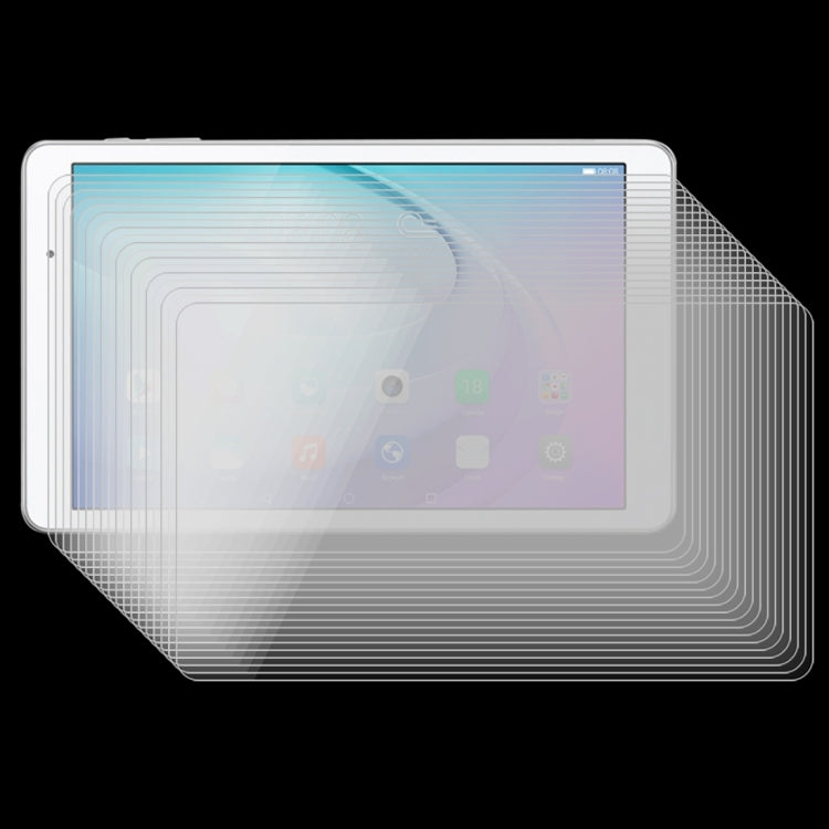 75 PCS 10 inch 0.4mm Universal 9H Surface Hardness Tempered Glass Screen Protector