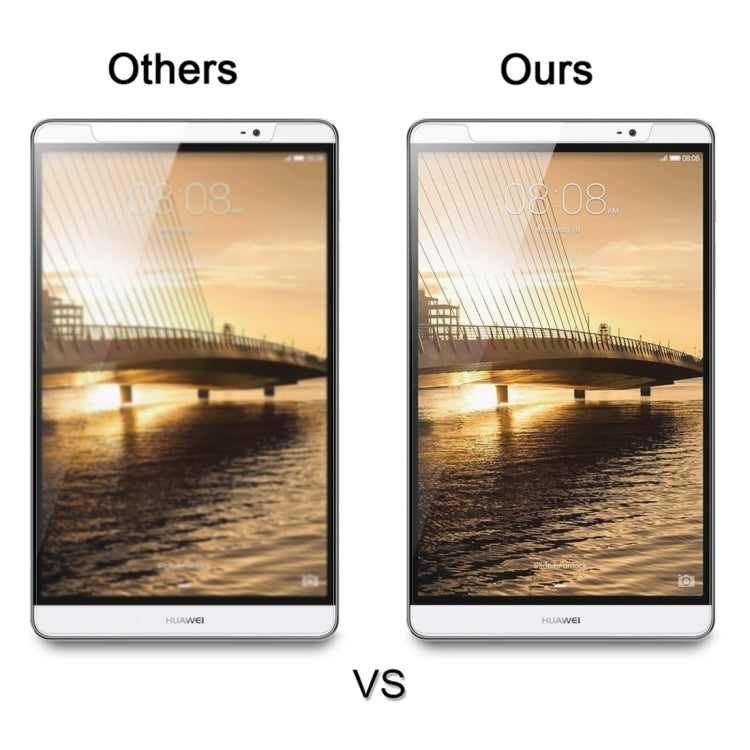 2 PCS 9 inch Universal 0.4mm 9H Surface Hardness Tempered Glass Screen Protector