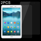 2 PCS for Huawei MediaPad T2 8.0 Pro 0.4mm 9H Surface Hardness Full Screen Tempered Glass Screen Protector