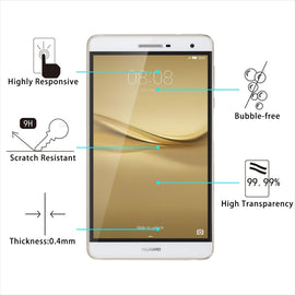 2 PCS for Huawei MediaPad T2 7.0 Pro 0.4mm 9H Surface Hardness Full Screen Tempered Glass Screen Protector