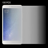 100 PCS for  Xiaomi Mi Max 2 0.3mm 9H Surface Hardness 2.5D Explosion-proof Non-full Screen Tempered Glass Screen Film