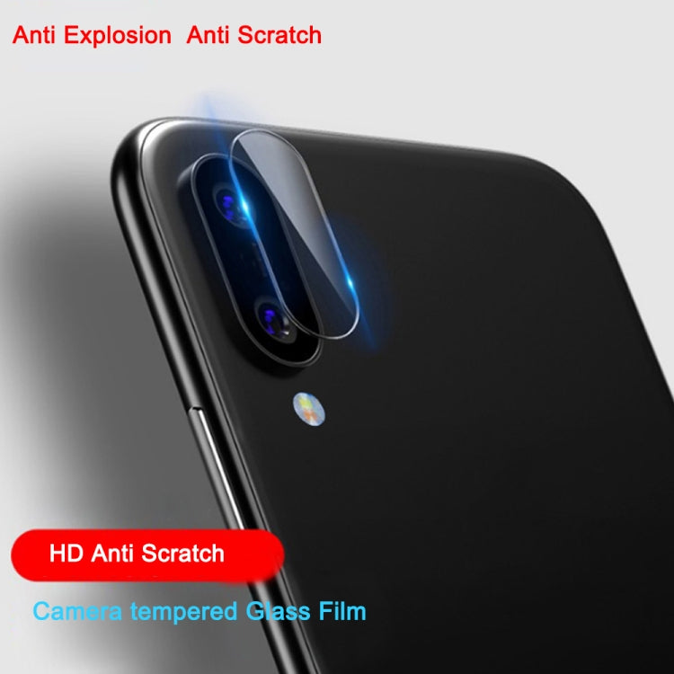 0.3mm 2.5D Transparent Rear Camera Lens Protector Tempered Glass Film for Huawei Y9 (2019)