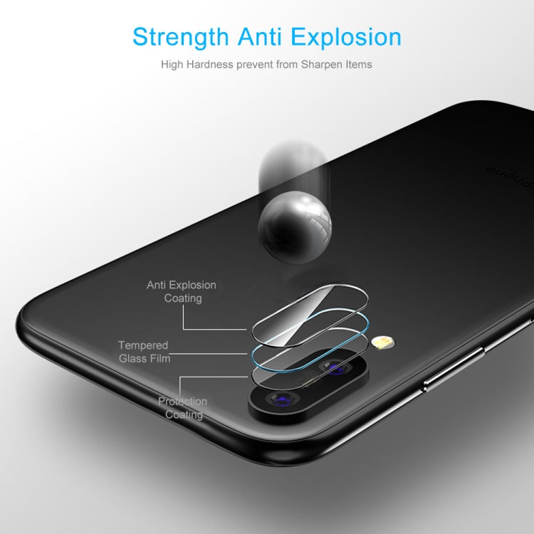 0.3mm 2.5D Transparent Rear Camera Lens Protector Tempered Glass Film for Huawei Mate 20 Lite