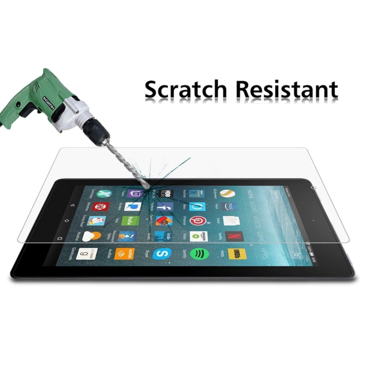 100 PCS 0.3mm 9H Full Screen Tempered Glass Film for Amazon Kindle Fire 7 2017