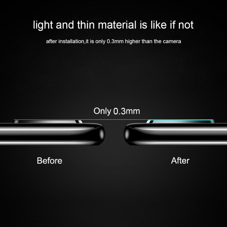 0.3mm 2.5D Transparent Rear Camera Lens Protector Tempered Glass Film for Sony Xperia XZs