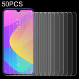 50 PCS 0.26mm 9H 2.5D Tempered Glass Film for Xiaomi Mi CC9