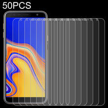 Load image into Gallery viewer, 50 PCS 0.26mm 9H 2.5D Tempered Glass Film for Galaxy J4+, No Retail Package, For Galaxy J4+