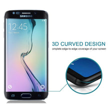 Load image into Gallery viewer, 25 PCS For Galaxy S6 Edge 0.2mm 9H Surface Hardness 3D Curved Surface Full Screen Cover Explosion-proof Tempered Glass Film
