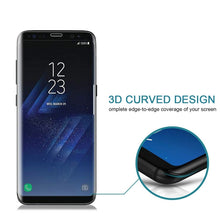 Load image into Gallery viewer, 25 PCS For Galaxy S8 Plus / G9550 0.3mm 9H Surface Hardness 3D Curved Full Screen Tempered Glass Screen Protector