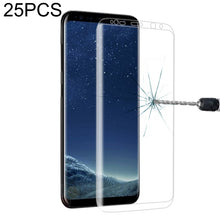 Load image into Gallery viewer, 25 PCS For Galaxy S8 Plus Full Screen Edge Glue Tempered Glass Screen Protector