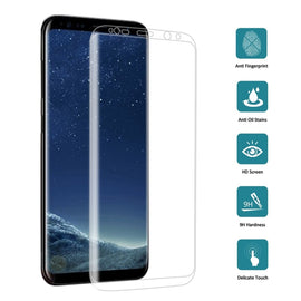 25 PCS For Galaxy S8 Plus Full Screen Edge Glue Tempered Glass Screen Protector