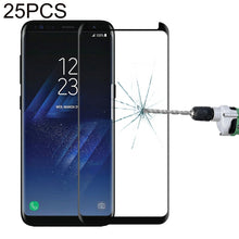 Load image into Gallery viewer, 25 PCS For Galaxy S8 Plus / G955 0.26mm 9H Surface Hardness 3D Explosion-proof Non-full Edge Glue Screen Curved Case Friendly Tempered Glass Film