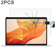 Load image into Gallery viewer, 2 PCS 0.26mm 9H Surface Hardness Explosion-proof Tempered Glass Film for MacBook Air 13.3 (2018)