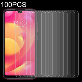 100 PCS 0.26mm 9H 2.5D Tempered Glass Film for Xiaomi Mi Play
